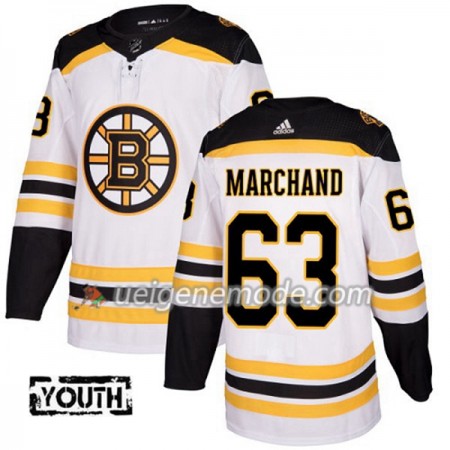 Kinder Eishockey Boston Bruins Trikot Brad Marchand 63 Adidas 2017-2018 Weiß Authentic